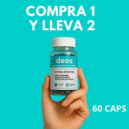 DEOS – Frescura total OFERTA 2X1 (60 capsulas)