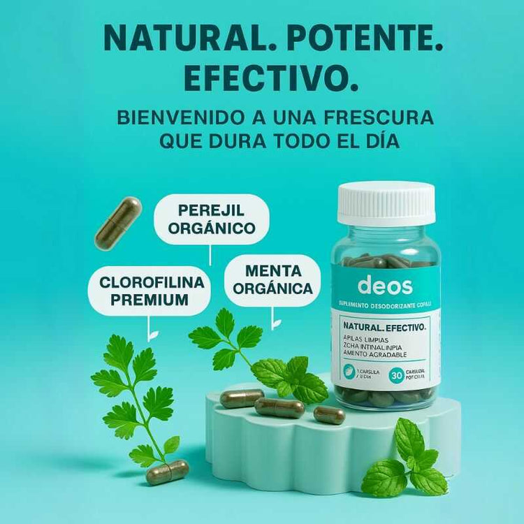 DEOS – Frescura total OFERTA 2X1 (60 capsulas)